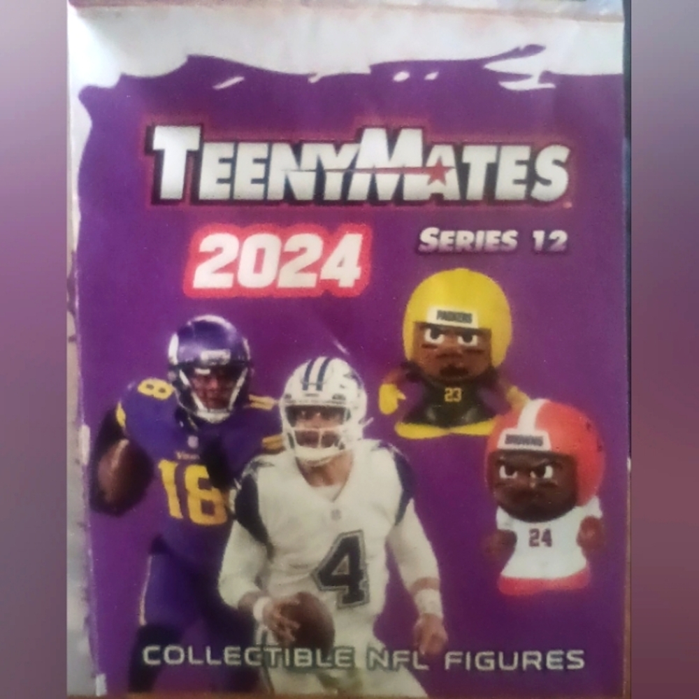 NFL 2024 TeenyMates Series 12 - 32 Player Set w/ Checklist & 2 RARE PLAYERS!! 🔥